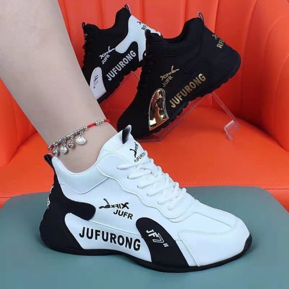 Couple Sports Casual PU White Shoes All-match Wear-resistant - Image 6
