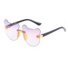 Cat Ear Kids Sunglasses Frameless Shape - Image 6
