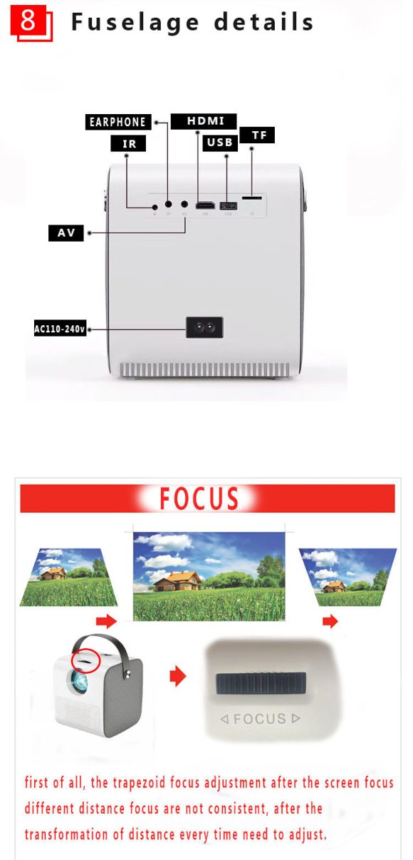 1080P HD portable projector - Image 9