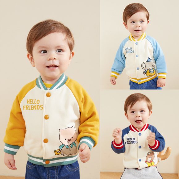 Baby jackets, children's clothing, girls' tops, newborn clothes - Image 4