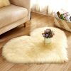 Plush Heart Shaped Carpet Non-Slip Mat Fluffy Rug Floor Mat Blanket Sofa Cushion Foot Pad Carpets For Living Room Home Decor - Image 3