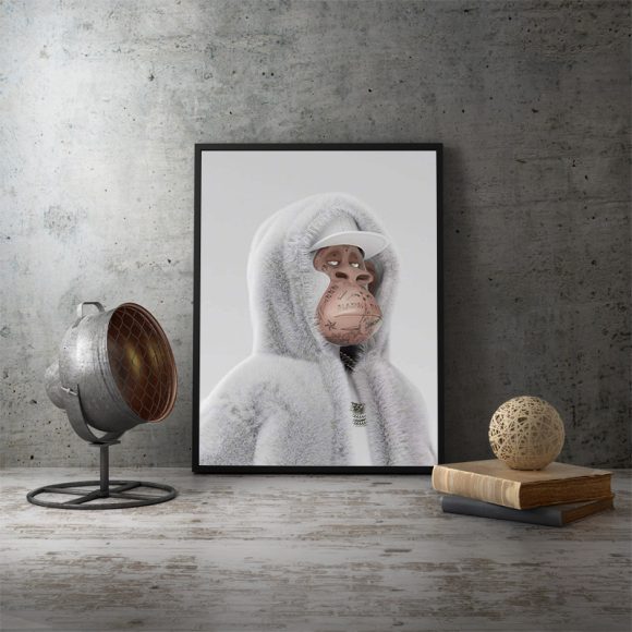 Painting Yacht Club Monkey Fashion Aesthetics Home Decor Canvas Painting - Image 6