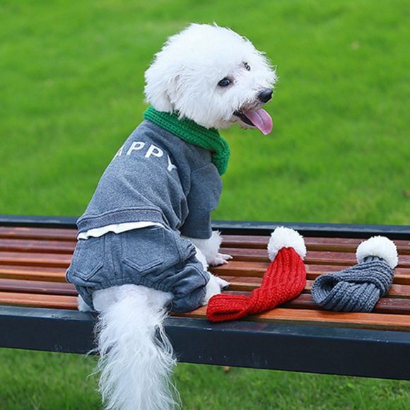 Pet christmas wool scarf - Image 10