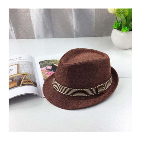 Children's performance jazz straw hat - Image 3