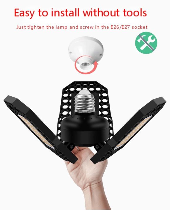 LED garage light 40W60W80W lighting - Image 2