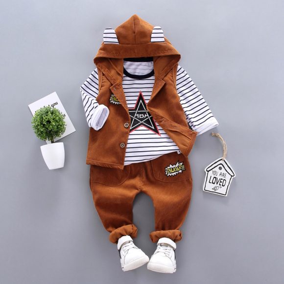 Children's Clothes Boys' Suits Boys' Autumn Three-Piece Suits - Image 4