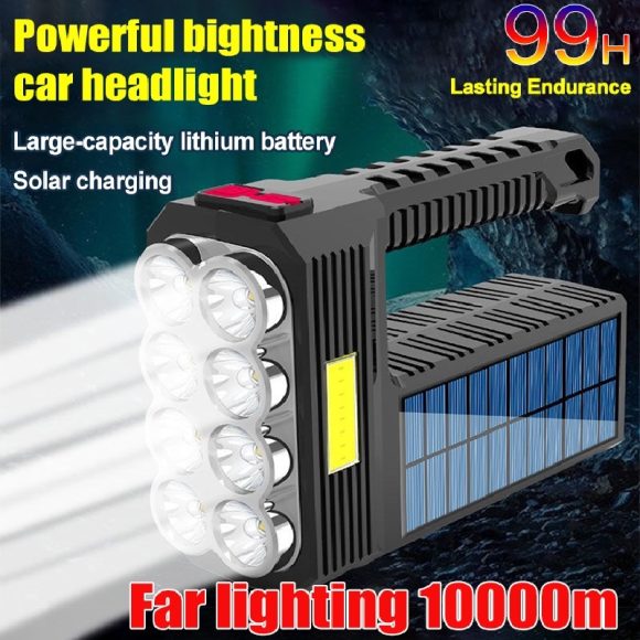 Solar Rechargeable Usb Flashlight Led - Image 5