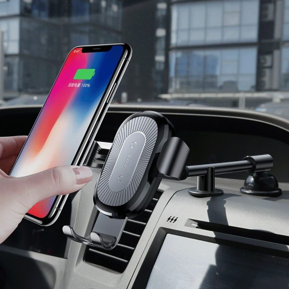 Gravity Bracket Wireless Charging Car Two-in-one Wireless Charging Bracket Charger - Image 6