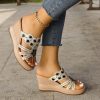 Bohemian Open Toe Sequin Slippers Women - Image 5