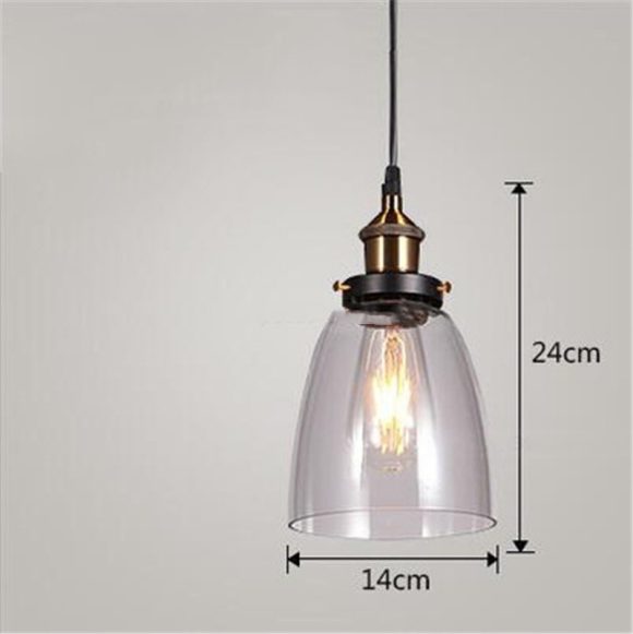 Nordic Industrial Home Bedroom Glass Chandelier - Image 7