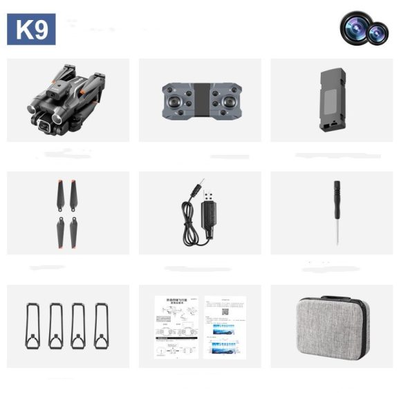 4K HD Aerial Photography Folding Aircraft Dual Camera Four-axis Remote Control - Image 6