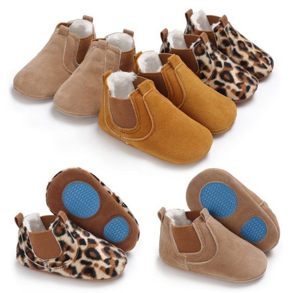 PU Leather Shoes Newborn Baby  Walker Sneakers Shoes - Image 3