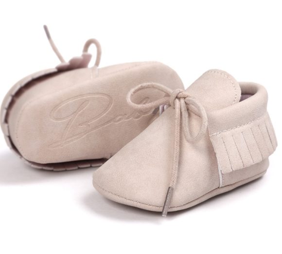 Small seven baby shoes leather soft baby shoes soft socks spring new - Image 3