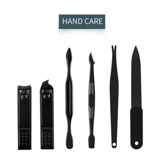 16pcs set Nail Clipper Cutter Trimmer Ear Pick Grooming Kit Manicure Set Pedicure Toe Nail Art Tools Set Kits with Bag - Image 10