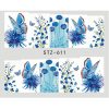 1pcs Nail Sticker Butterfly Flower Water Transfer Decal Sliders for Nail Art Decoration Tattoo Manicure Wraps Tools Tip JISTZ508 - Image 9