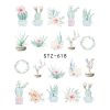 1pcs Nail Sticker Butterfly Flower Water Transfer Decal Sliders for Nail Art Decoration Tattoo Manicure Wraps Tools Tip JISTZ508 - Image 5