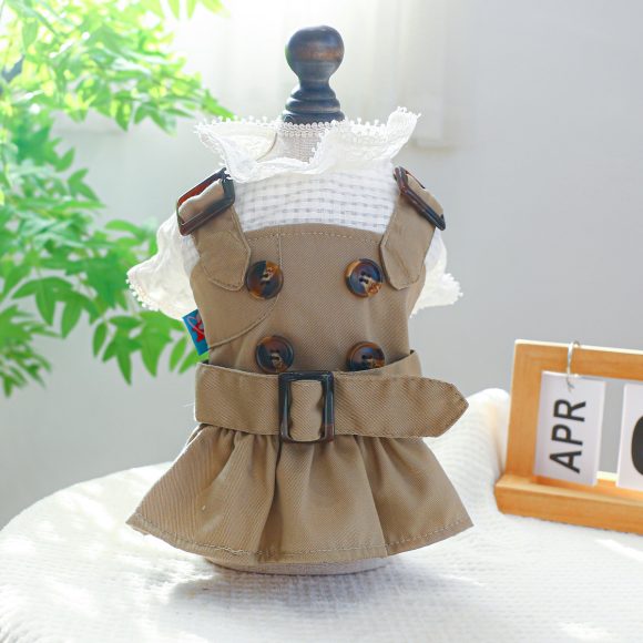 Pet Clothes Khaki Trench Coat Couple Clothes - Image 5