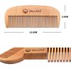 Wood color spray black paint pear wood comb