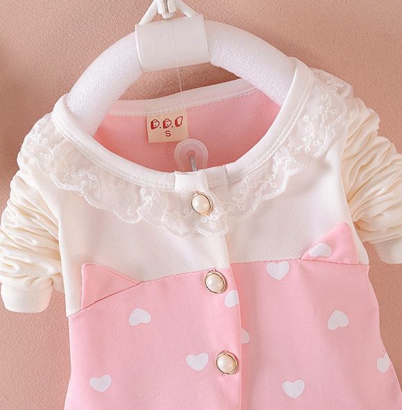 BibiCola Baby Girls Clothing Sets Toddle Tracksuits Kids Tops   Pants 2pcs Tracksuits Kids Girls Clothes Baby Girl Clothes Set - Image 4