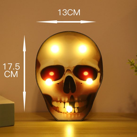 Halloween Lights Decoration LED Light Pumpkin Spider Bat Skull Outdoor Decorative Modeling Room Lights Decor Helloween Party - Image 2