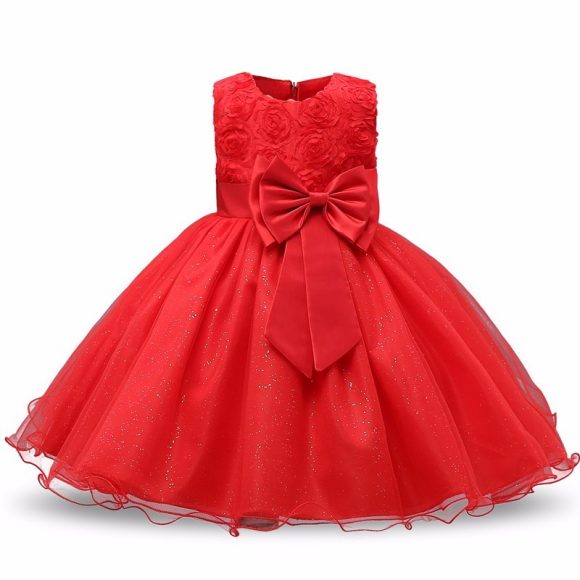 Princess Flower Girl Dress Summer Tutu Wedding Birthday Party Dresses - Image 2