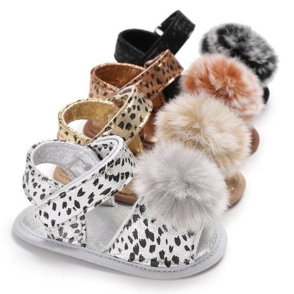 baby newborn childrens shoes baby stroller baby shoes Leopard Cute Ball childrens wear non-slip shoes 0-18M - Image 6