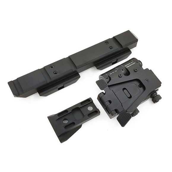 SOTAC-GEAR Tactical G33 Mounts Magnifier Flip-To-Side Quick Detach w/ 5/8" Riser for G23 3X Magnifiers Fits 20mm Picatinny Rail - Image 9