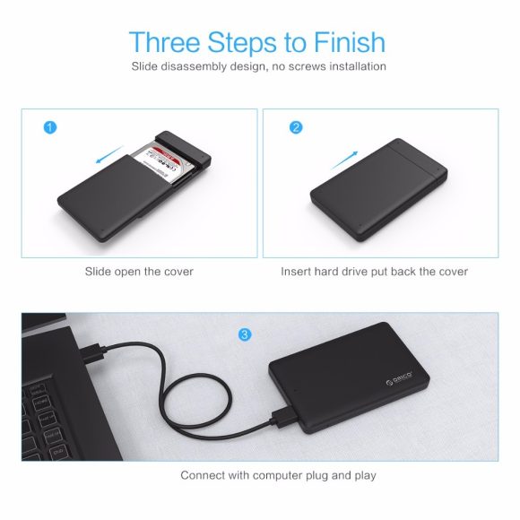 ORICO 2577U3 mobile hard disk box - Image 5