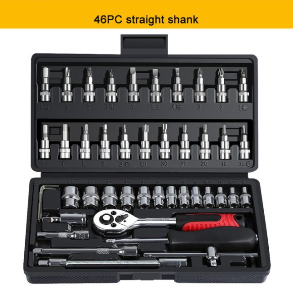 Auto repair tool ratchet quick socket wrench set - Image 3