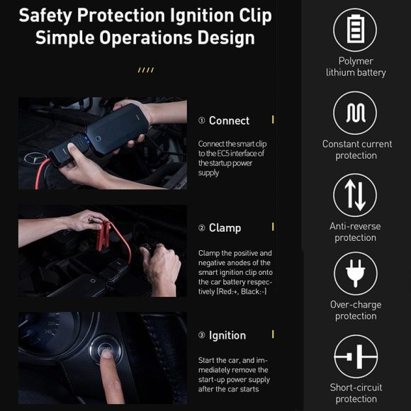 Portable Multi-function Car Standby Emergency Starting Power Bank - Image 2