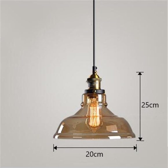 Nordic Industrial Home Bedroom Glass Chandelier - Image 2