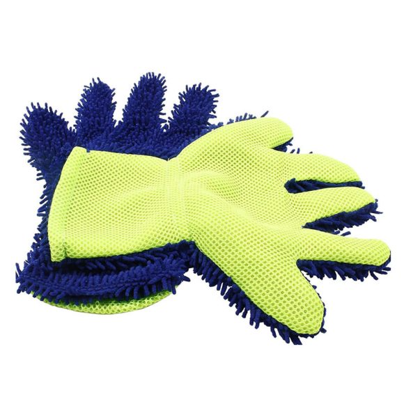 Thin Chenille Five Fingers Car Washing Gloves - Image 7