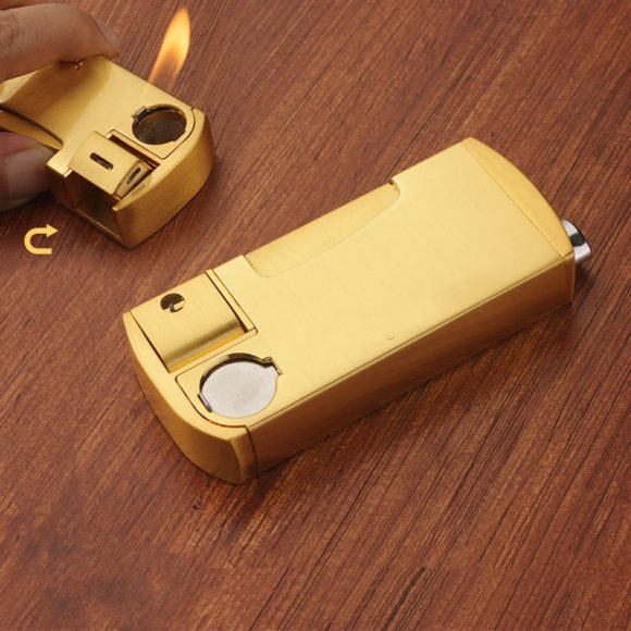 Integrated Pipe Oblique Fire Inflatable Lighter Can Smoke Silk - Image 8