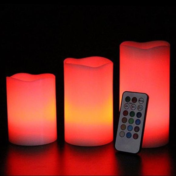 Luma Candles Real Wax Flameless Candles (3pcs/set) - Image 2