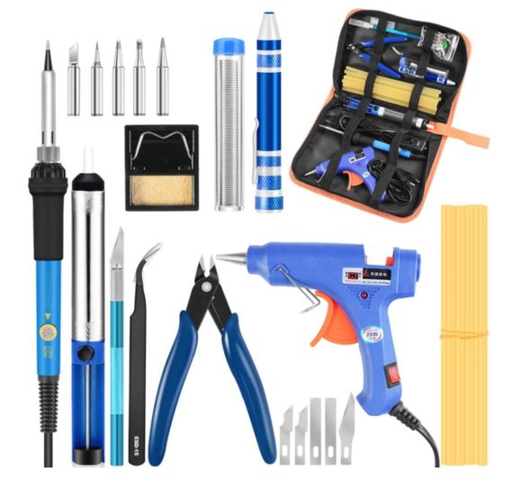 Adjustable temperature soldering iron set Engraving hot flower soldering iron soldering tool - Image 2