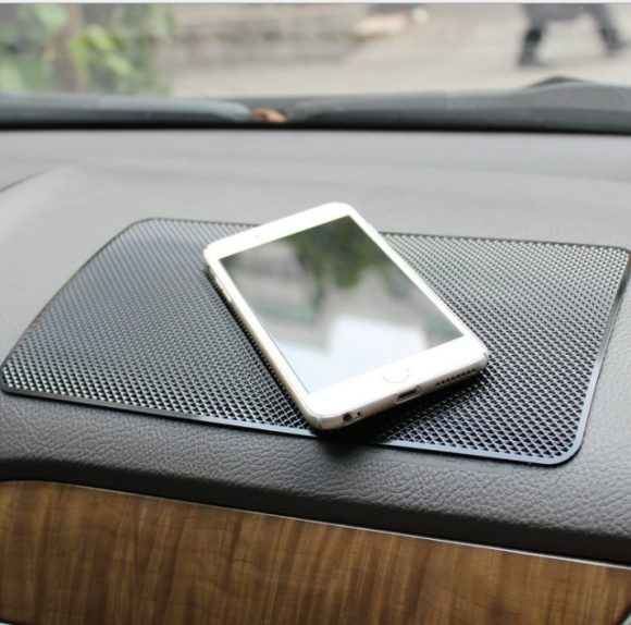 Car mat large mesh pattern Super sticky 180 degrees can not be summer sun pu spider ornaments storage mat - Image 3
