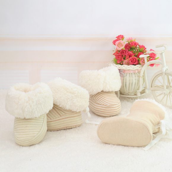New style Baby Shoes Infant Soft Soled Footwear for Newborns Winter Toddler Keep Warm Print First Walkers Shoes for babies kids - Image 2