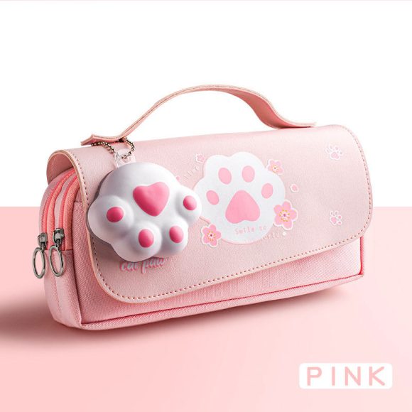 Decompression Pencil Bag Net Red Portable Pencil Bag Primary School Girl - Image 5