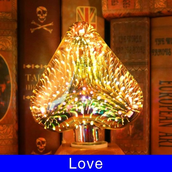 3D Fireworks Decorative Light Bulb Christmas Lights Christmas Home Decorations - Image 2