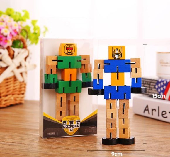wooden robot toys - Image 2