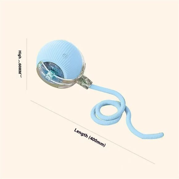 Electric Cat Toy Automatic Cat Ball Self-entertainment Rolling Ball - Image 2