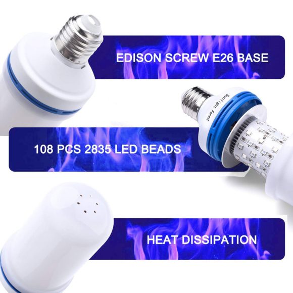LED Flame Light Christmas Atmosphere Flame Light Bulb - Image 7