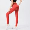 Women's High Waisted Leggings Are Breathable Elastic Shaping And Suitable For Running Yoga And Exercise - Image 2