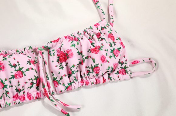 Swimwear Women's Printed Strap Bikini - Image 7