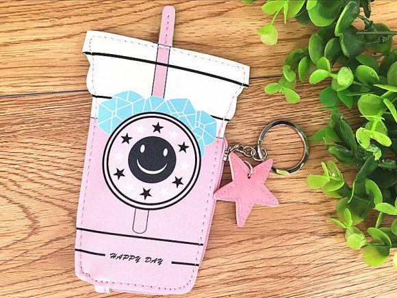 Korea creative drinks ice cream Mini Purse children coin Keychain small bag bag bag - Image 8