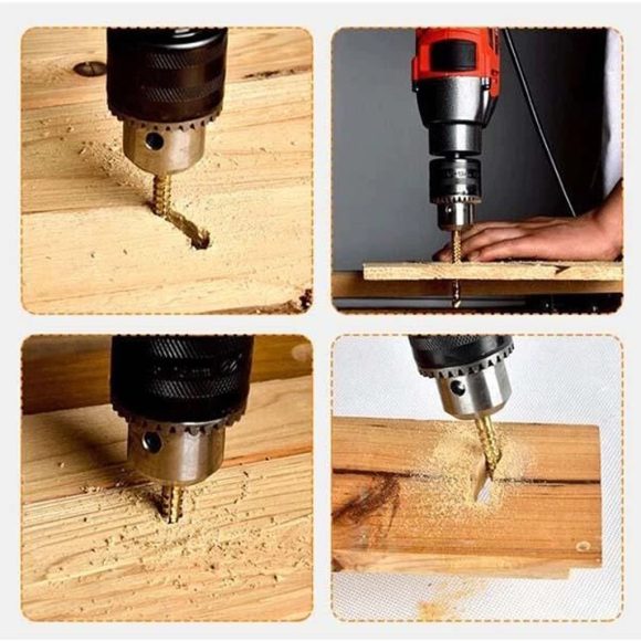 6-piece woodworking drill set - Image 3