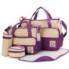 Baby Diaper Bag Suits For Mom Baby Bottle Holder Mother Mummy Stroller Maternity Nappy Bags Sets - Image 2