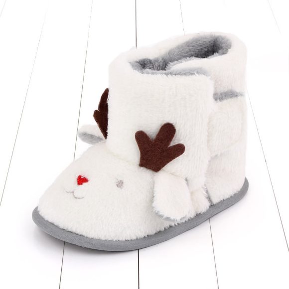 Christmas winter warm baby boots plush cartoon baby shoes - Image 2