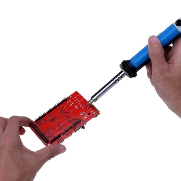 30W 220V EU Plug 2 in 1 Soldering Iron PCB Solder Sucker Pum - Image 5