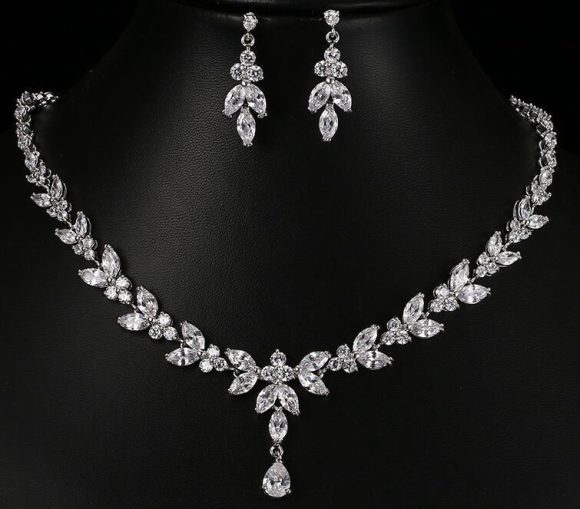 Zircon Simple Bridal Set - Image 3